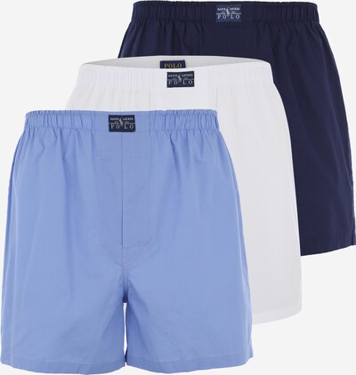 Polo Ralph Lauren Boxershorts 'Open' in de kleur Navy / Lichtblauw / Wit, Productweergave