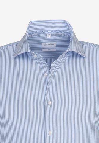 SEIDENSTICKER Slim fit Overhemd ' Slim ' in Blauw: voorkant
