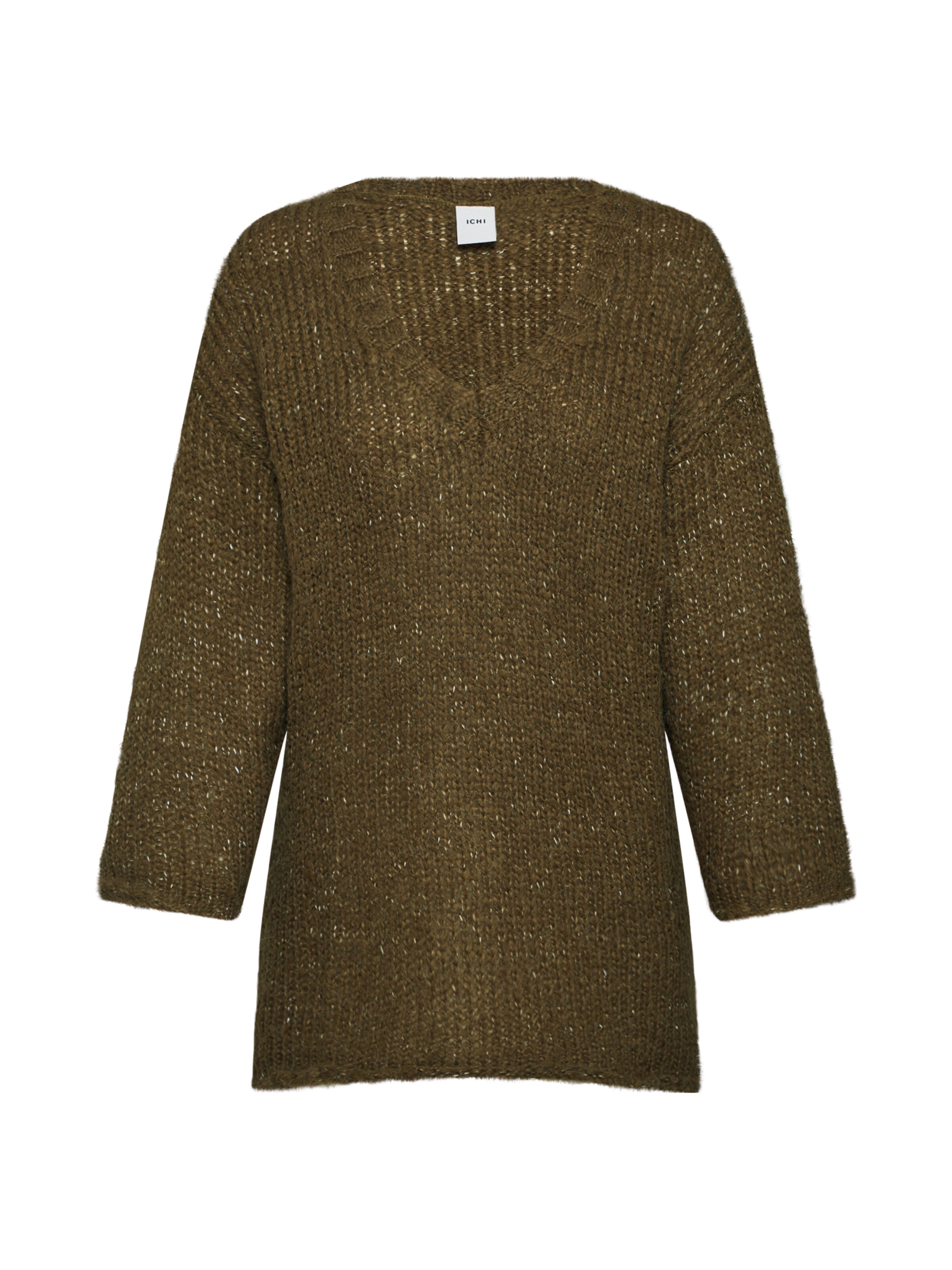 Pullover 'Ines' di ICHI in verde: frontale
