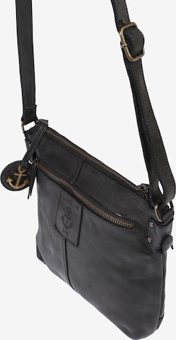 Harbour 2nd - Bolso de hombro 'Isalie' en negro: lado