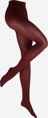 Swedish Stockings Tights 'Alma' in Red: front