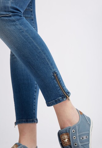 MUSTANG Skinny Jeans 'Gina' in Blau