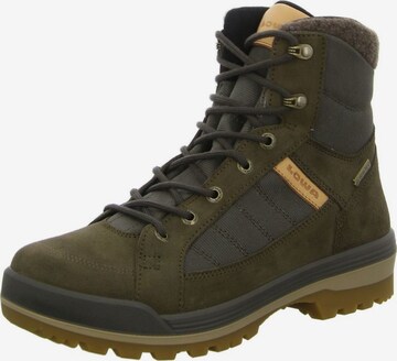 LOWA Boots 'Isarco III' in Groen: voorkant