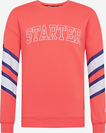 Starter Black Label Regular Fit Sweatshirt in Rot: predná strana