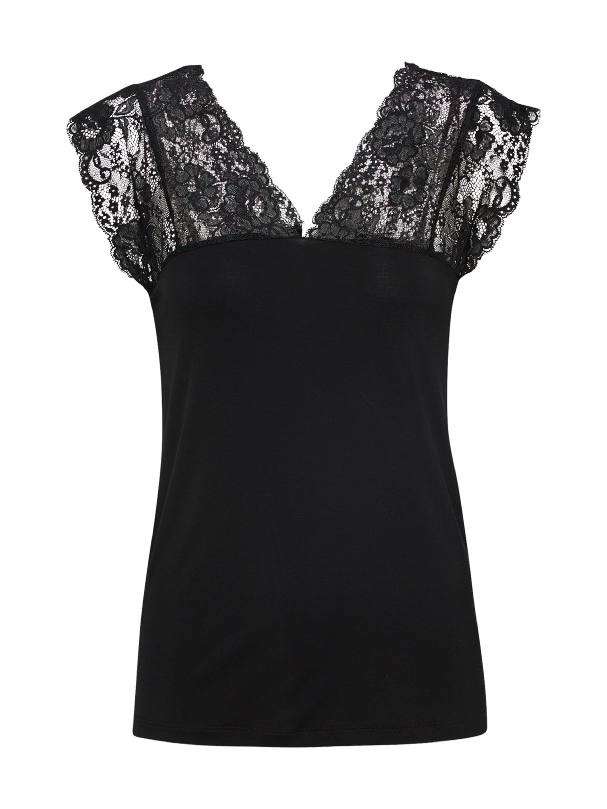 CULTURE - Camiseta 'Elona' en negro: frente