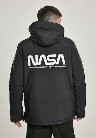 Mister Tee Between-Season Jacket 'Nasa' in Black: front