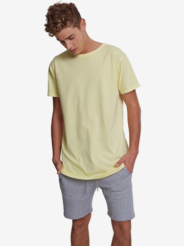 Urban Classics - Camisa em amarelo: frente