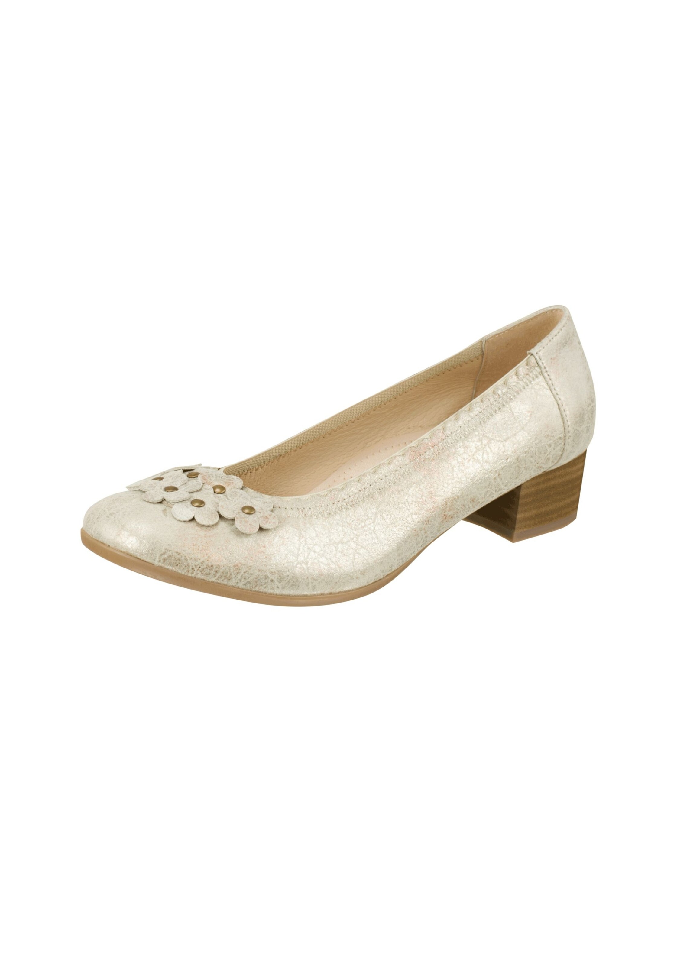 Lei by tessamino Pumps 'Kiara' in Beige: voorkant