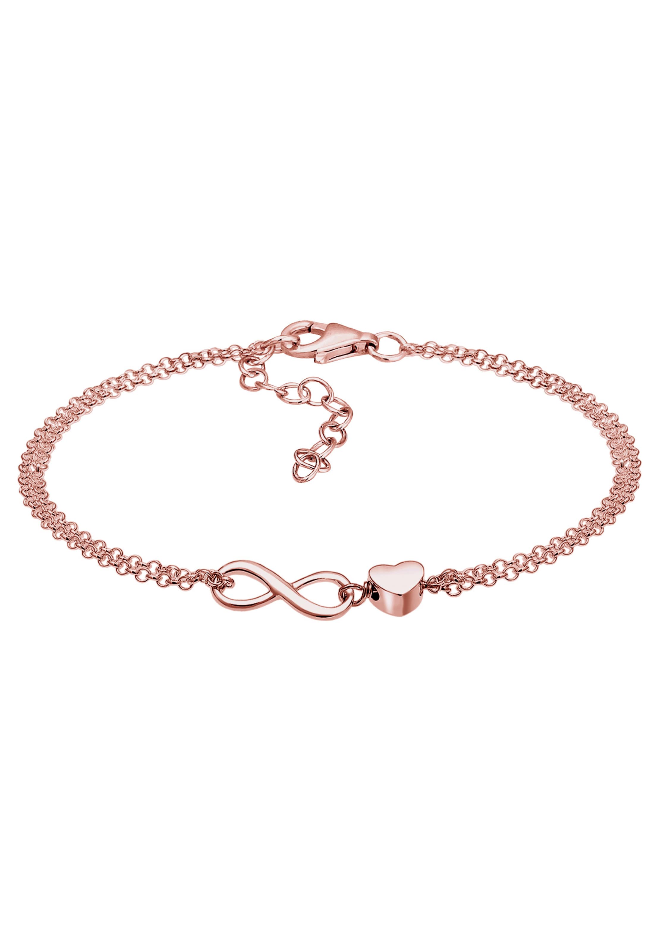 ELLI Opaska 'Herz' w kolorze złoty: przód