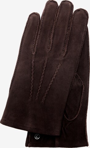 KESSLER Full Finger Gloves 'VIGGO' in Brown: front