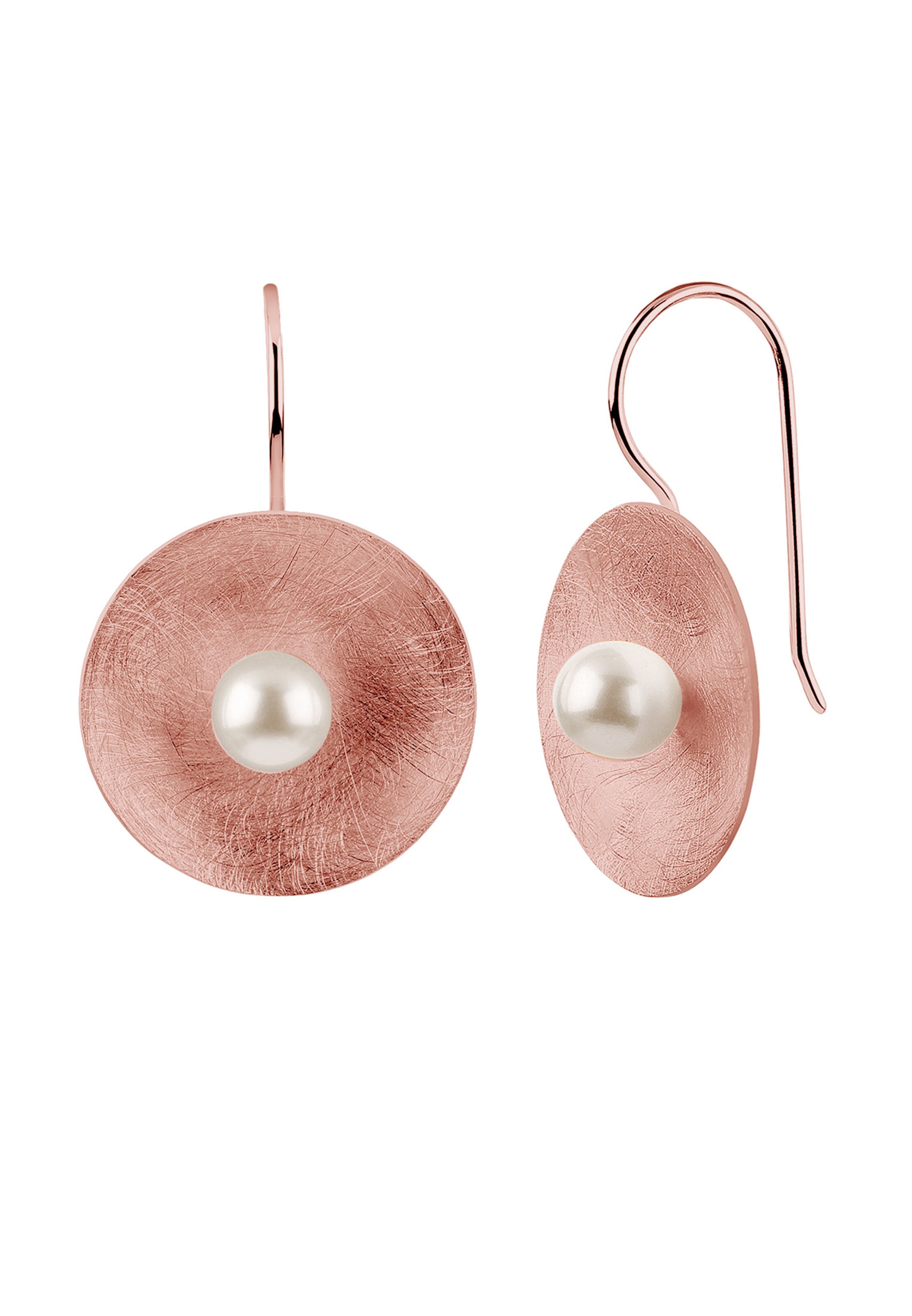 Boucles d'oreilles Nenalina en or : devant