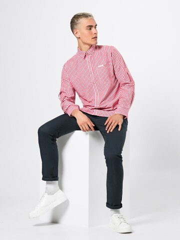 STOCKERPOINT Comfort fit Klederdracht overhemd in Rood