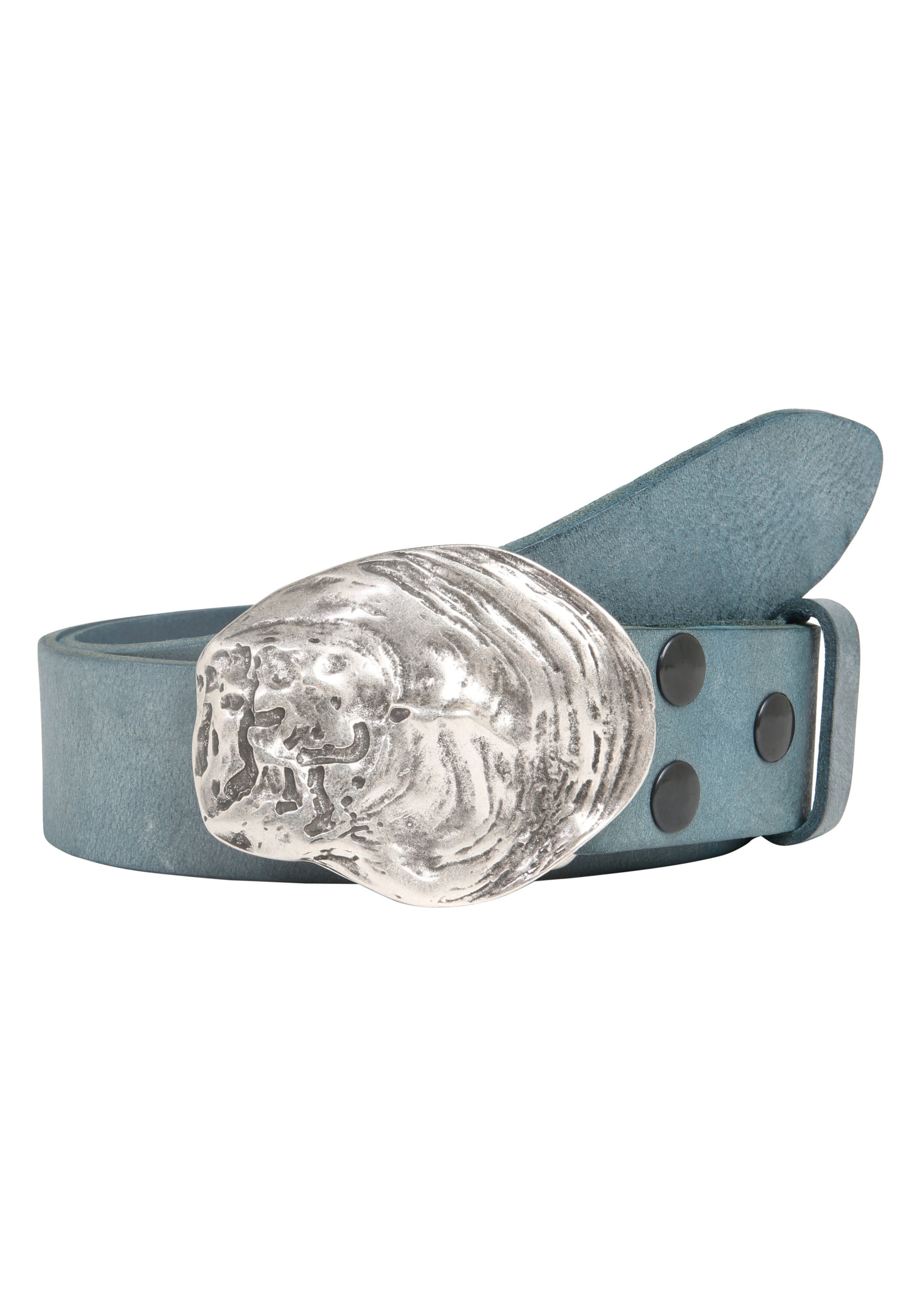RETTUNGSRING by showroom 019° Belt in Blue: front