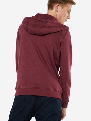 Urban Classics - Sudadera con cremallera 'Basic' en rojo