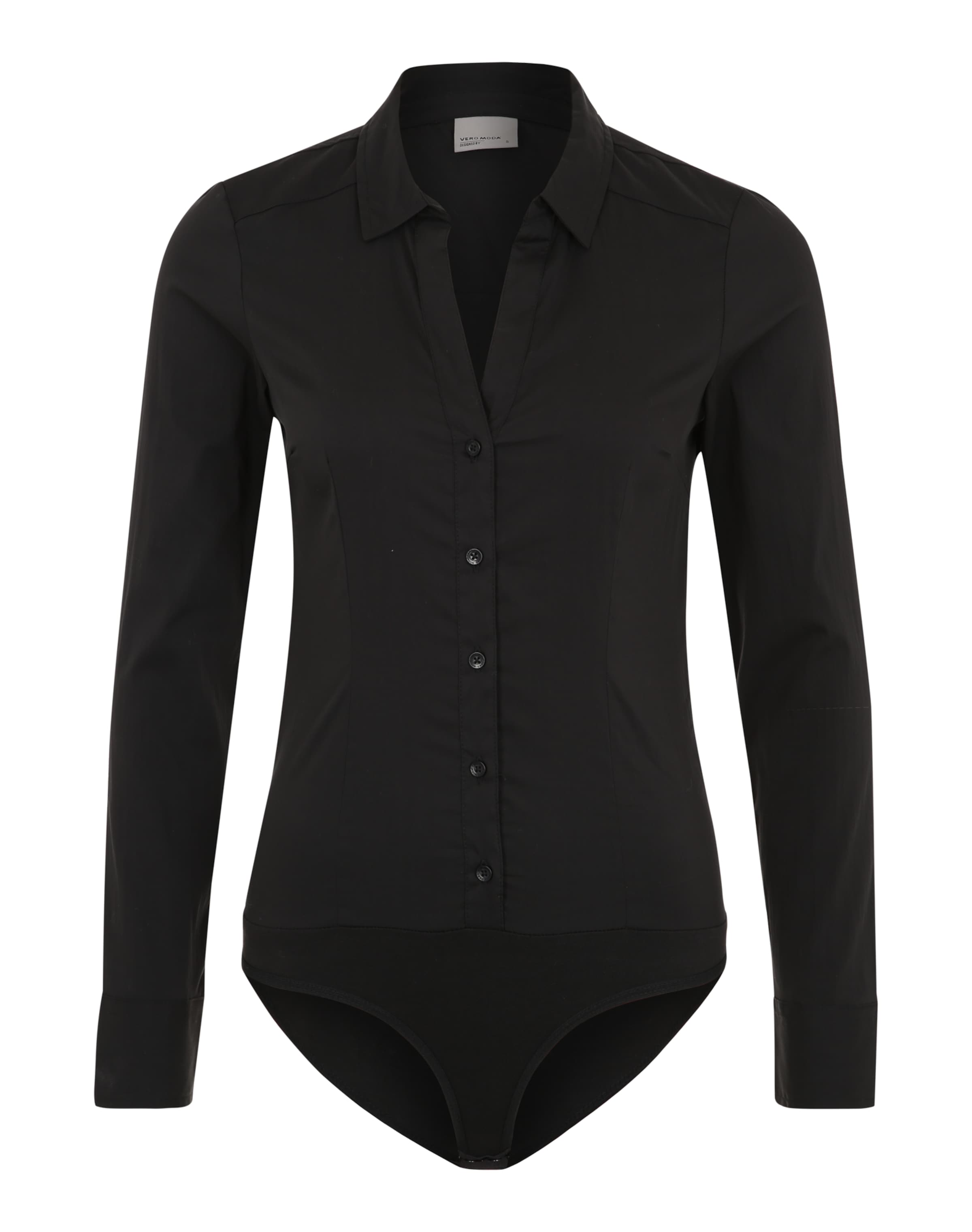 VERO MODA Body-Bluse 'Lady' in schwarz