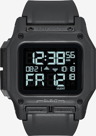 Montre digitale 'Regulus' Nixon en noir : devant