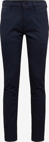 BOSS Orange Slimfit Chino in Blauw: voorkant