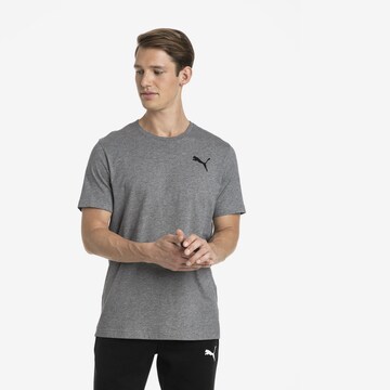 PUMA T-Shirt 'Essentials' in Grau: predná strana