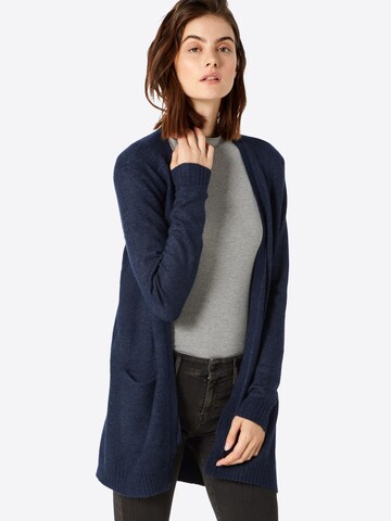 VILA Knit Cardigan 'Ril' in Blue: front