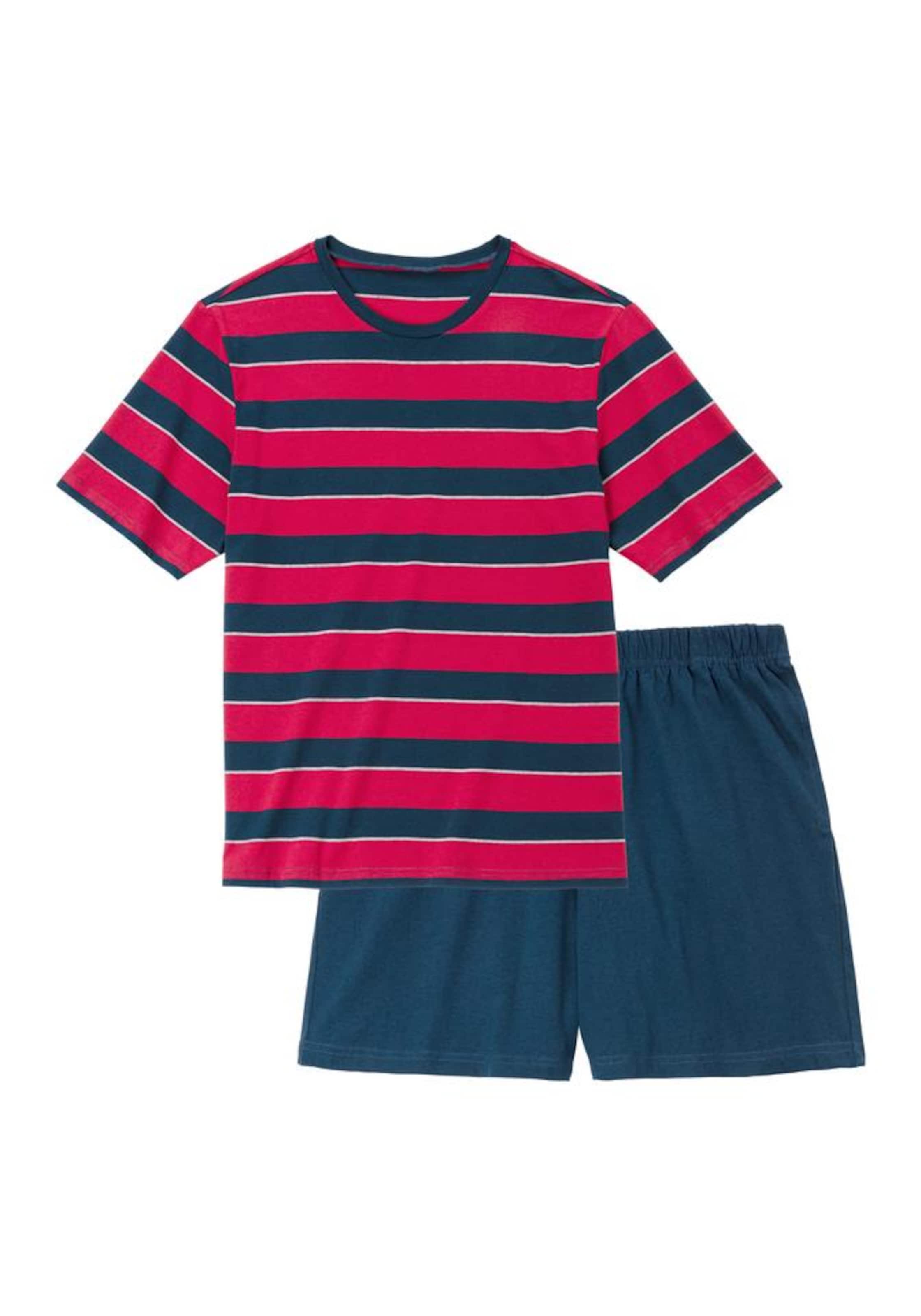 H.I.S Rövid pizsama - piros: elől