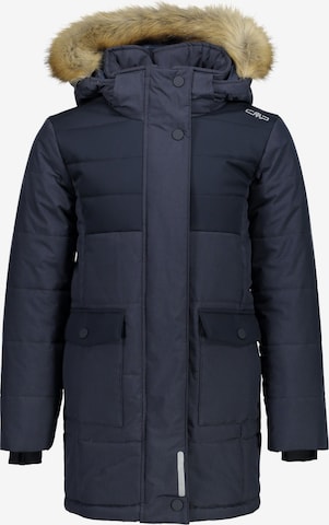 CMP Outdoor jacket 'Zip Hood' in Blue: front