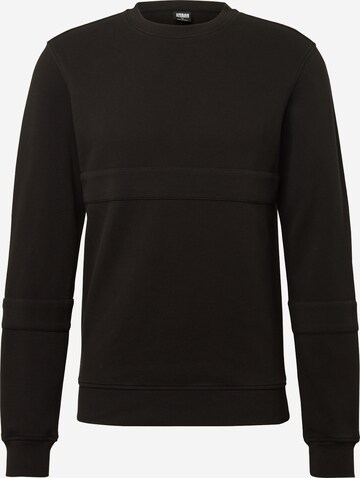 Urban Classics Sweatshirt in Black: front