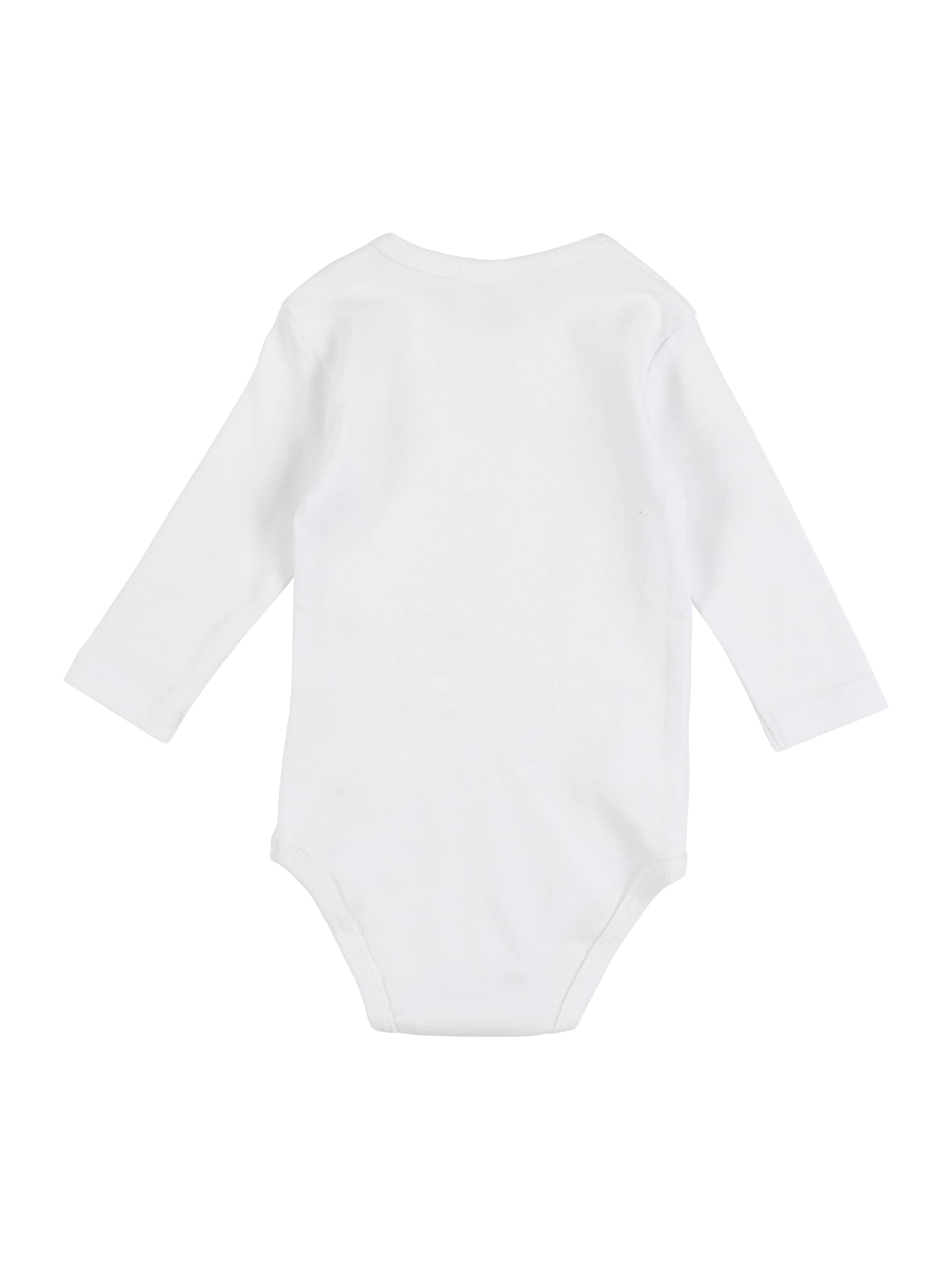 Regular Barboteuse / body 'Interlock-Body langarm 5er Pack  BASIC' JACKY en blanc