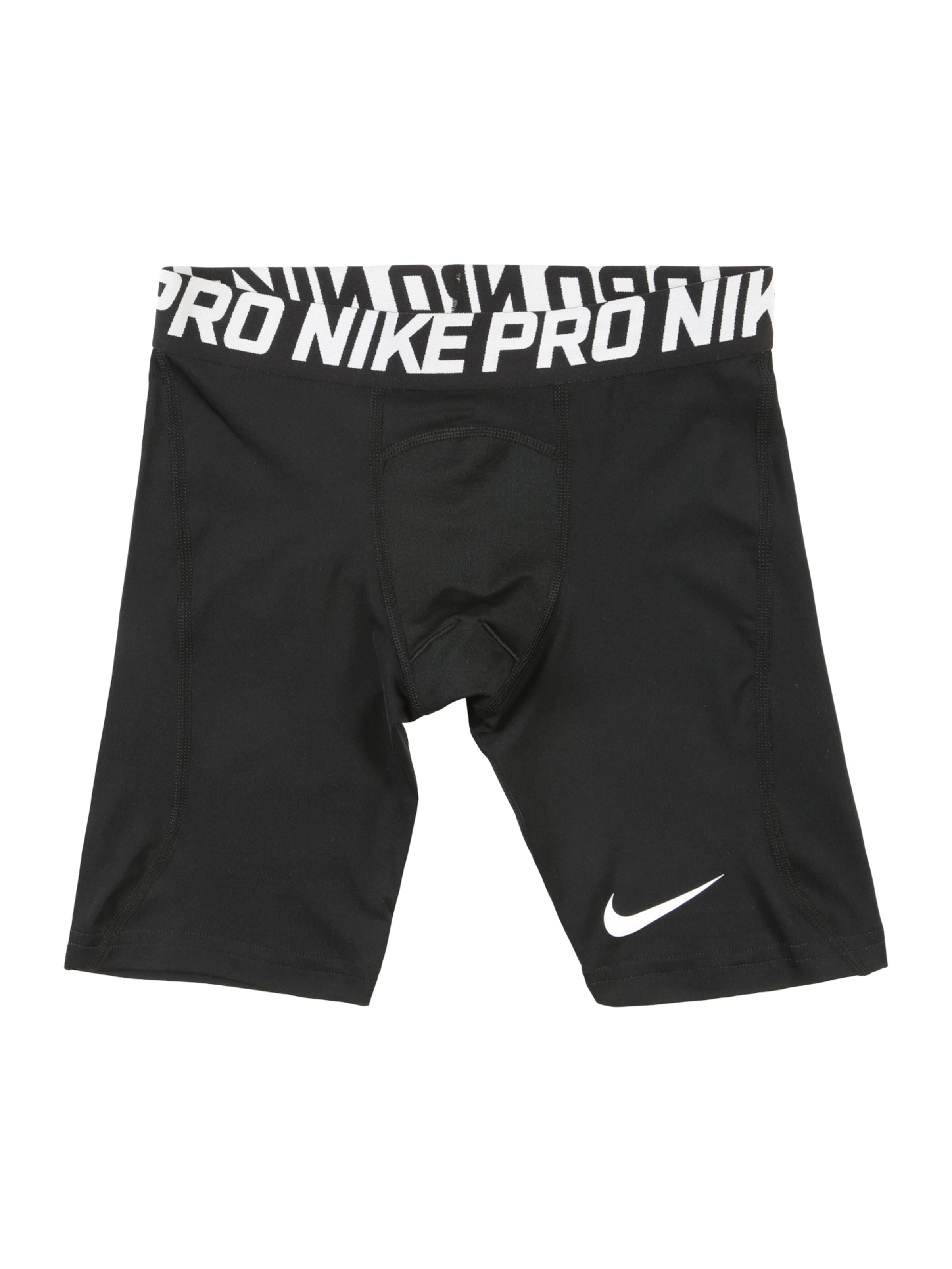 NIKE Skinny Sport-Hose in Schwarz: Vorderseite