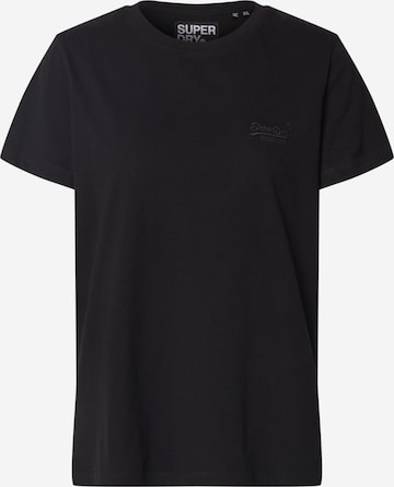 Superdry T-shirt 'Elite' i svart: framsida