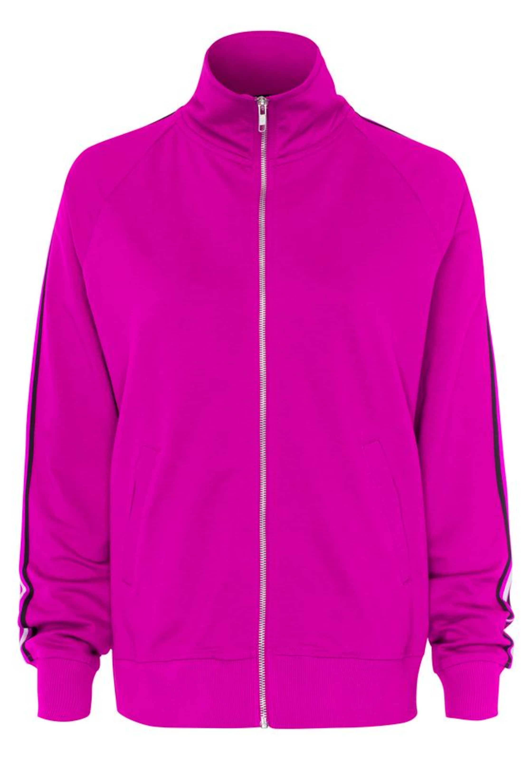 H.I.S Tepláková bunda - Ružová: predná strana