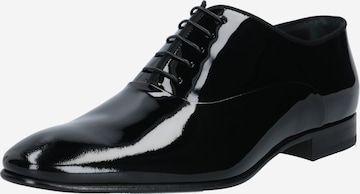 BOSS Lace-Up Shoes in Black: front