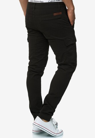 INDICODE JEANS Slimfit Cargohose 'Mathews ' in Braun