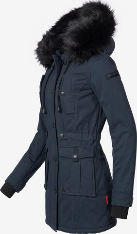 NAVAHOO Winter Parka 'Luluna' in Blue