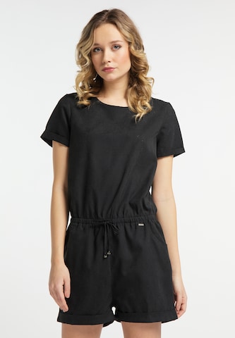 DREIMASTER Jumpsuit in Zwart: voorkant