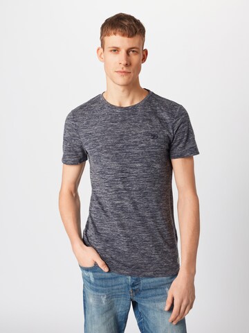 T-Shirt TOM TAILOR DENIM en bleu : devant