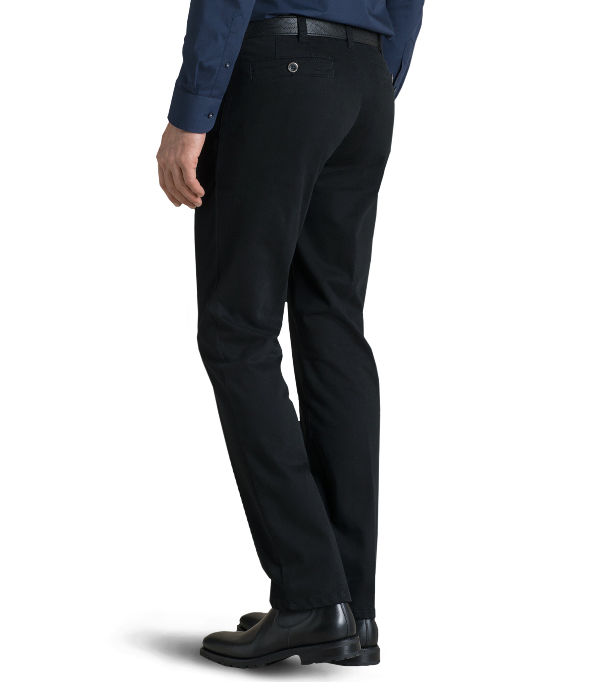 Regular Pantalon chino 'Diego' Meyer Hosen en noir