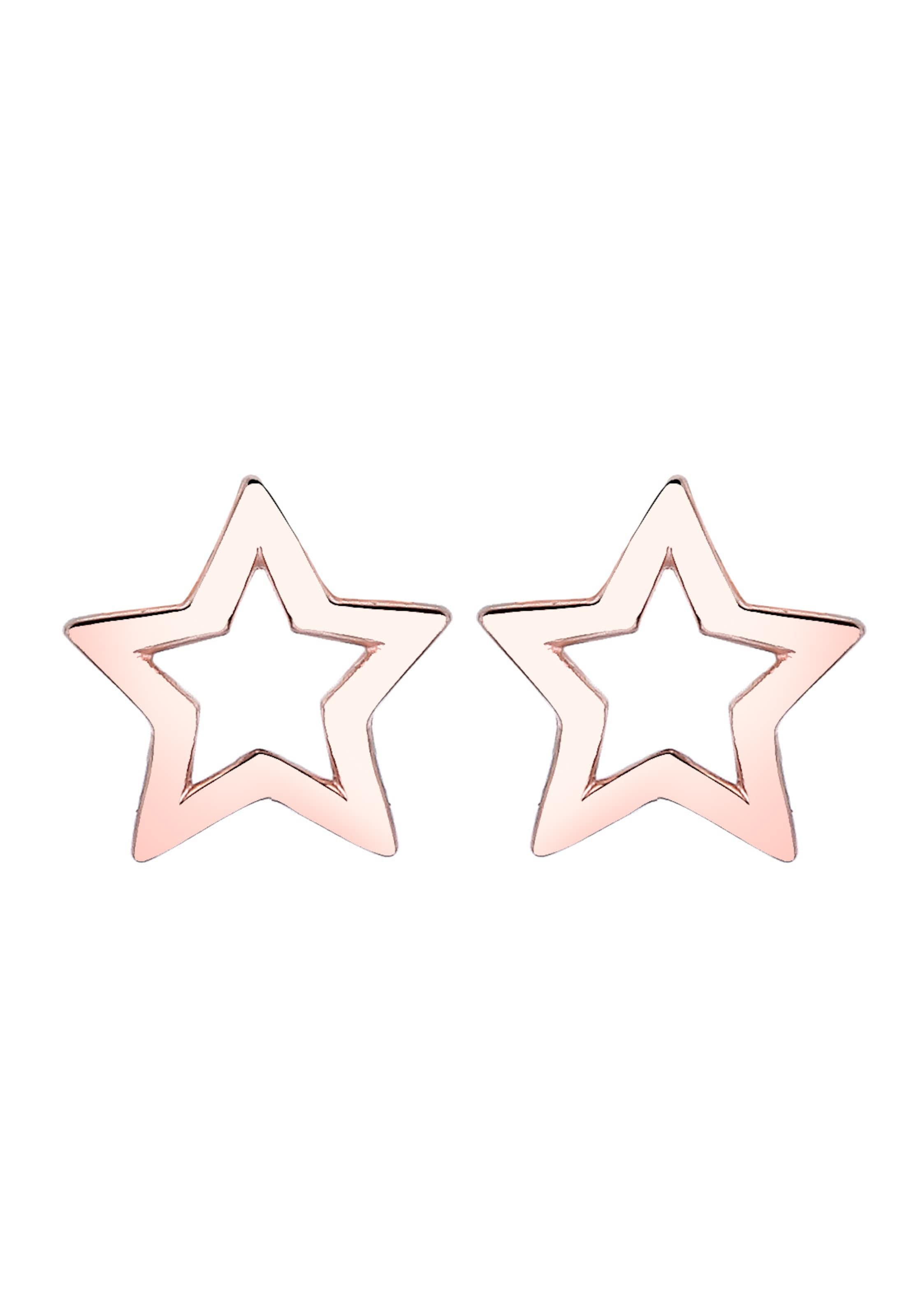 Boucles d'oreilles 'Sterne' ELLI en or : devant