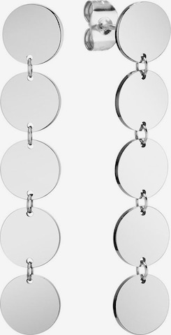 Boucles d'oreilles Liebeskind Berlin en argent : devant