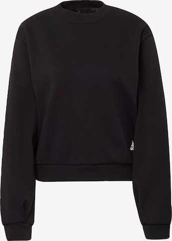 ADIDAS PERFORMANCE Athletic Sweatshirt in Black: front