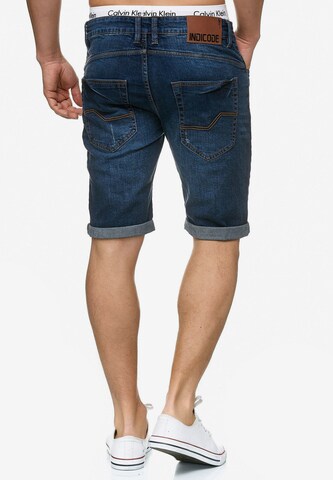 INDICODE JEANS Regular Shorts 'Caden' in Blau