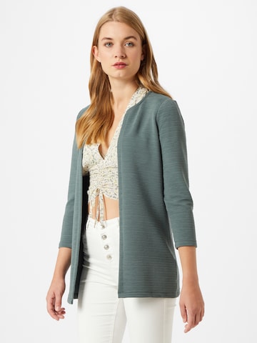 ONLY Knit Cardigan 'Leco' in Green: front