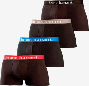 BRUNO BANANI Boxershorts in Zwart: voorkant