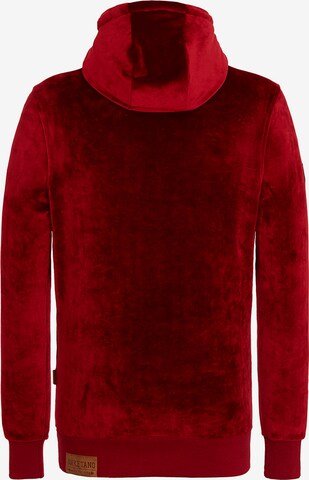 naketano Hoody 'SUP Mack' in Rot