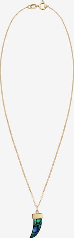 ELLI Necklace 'Zahn' in Gold: front