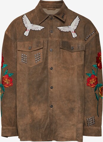tigha Демисезонная куртка 'Amil' в Бежевый: спереди
