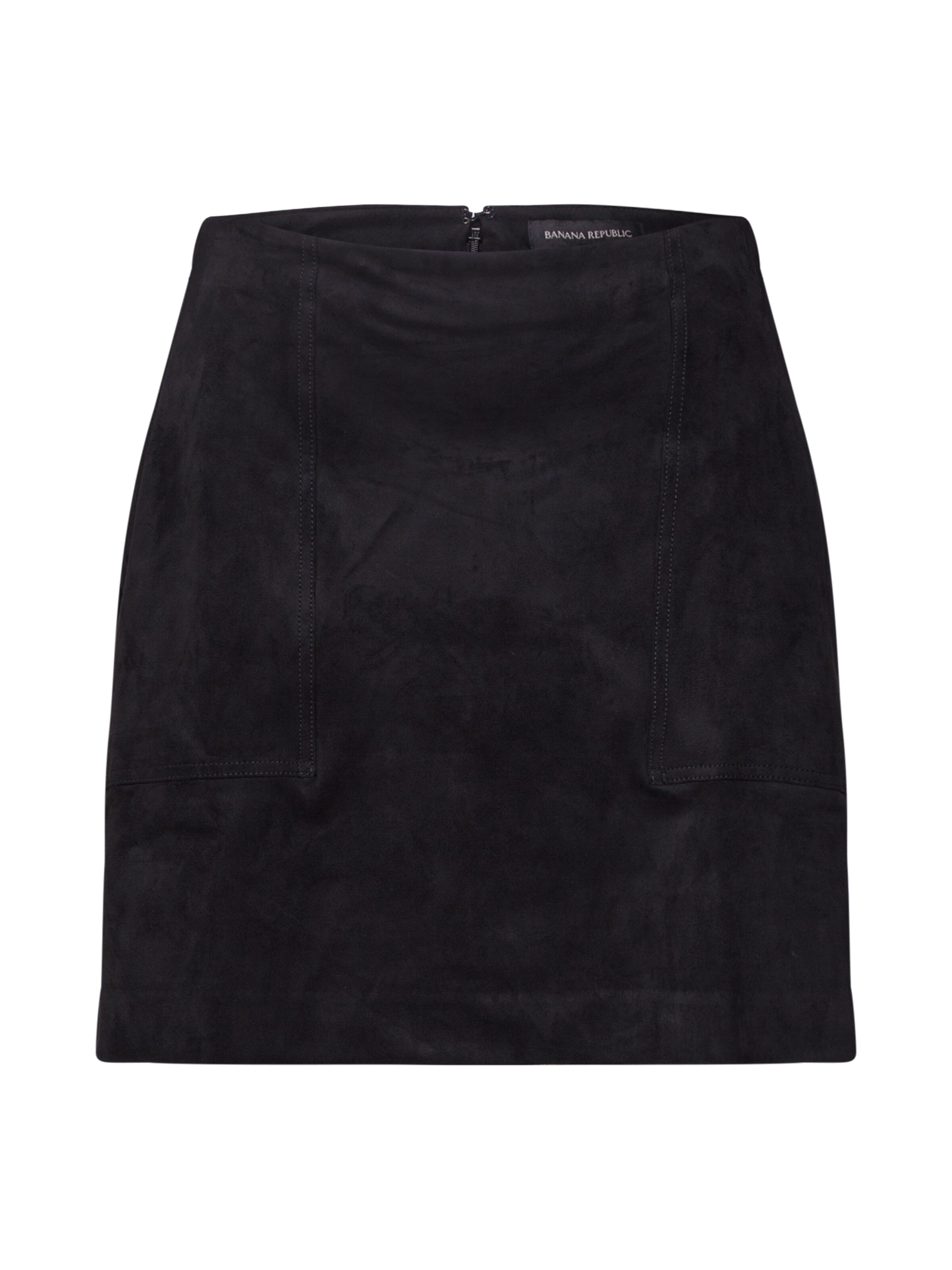 Banana Republic - Rok 'VEGAN SUEDE MINI' in de kleur Zwart