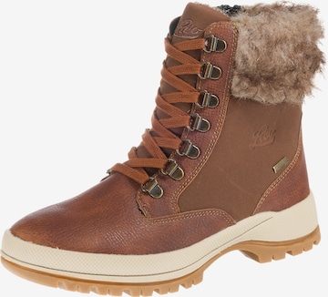 LICO Boots 'Inari' in Bruin: voorkant