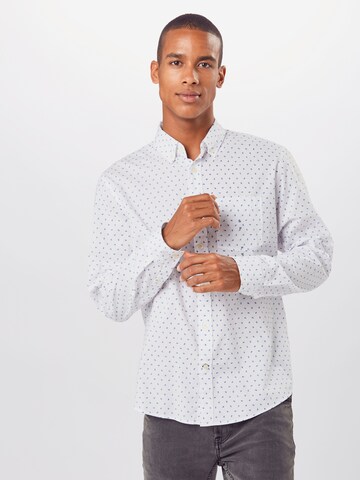 GAP Regular fit Overhemd in Wit: voorkant