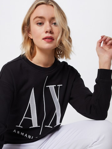 ARMANI EXCHANGE Sweatshirt '8NYM02' i sort