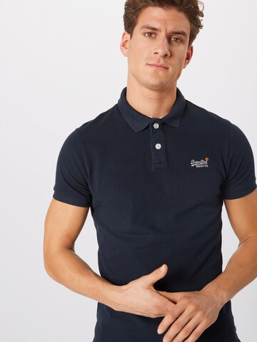 Superdry Poloshirt in Blau